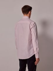 Hawes & Curtis Pink Oxford 100% Cotton Shirt - Image 3 of 5