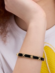 Kate Spade Gold Tone Hinged Bangle - Image 3 of 3
