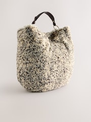 Animal Print Faux Fur Dalmation Shoulder Bag - Image 2 of 5