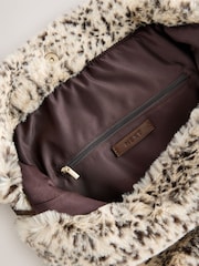 Animal Print Faux Fur Dalmation Shoulder Bag - Image 3 of 5
