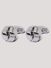 Hawes & Curtis Silver Knot Cufflinks - Image 1 of 2
