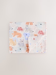Safari Cotton Baby Muslin Blanket - Image 1 of 5