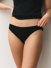 Svart - 100% Konton Full Truser Knickers 7 Pakke - Bilde 11 av 14