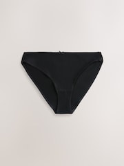 Svart - 100% Konton Full Truser Knickers 7 Pakke - Bilde 2 av 14