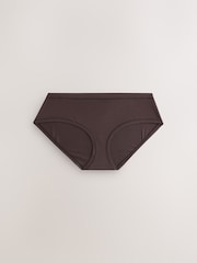 Rose Pink Thong Ultimate Comfort Cotton Knickers 3 Pack - Image 4 of 6