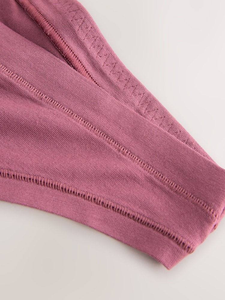 Rose Pink Short Ultimate Comfort Cotton Knickers 3 Pack - Image 9 of 9