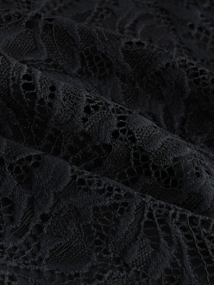 Black High Waist High Leg Lace Front NVPL Knickers 3 Pack - Image 8 of 8 Black High Waist High Leg Lace Front NVPL Knickers 3 Pack - Image 8 of 8