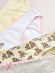 Lemon Yellow Bikini Cotton Rich Knickers 5 Pack - Image 8 of 8