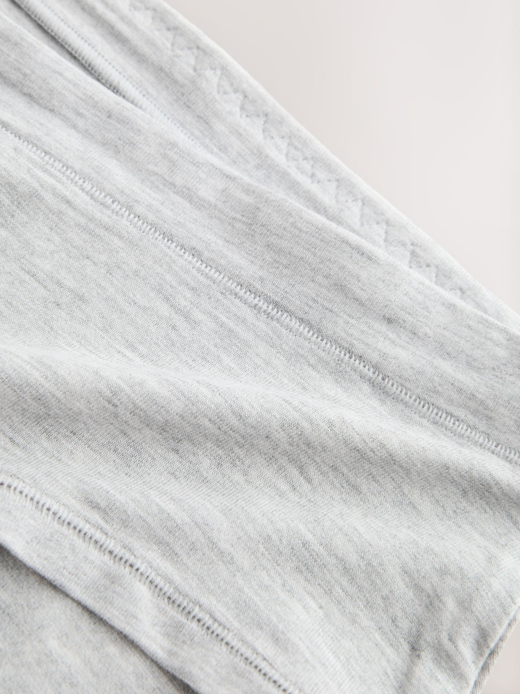 Black/Cream Short Ultimate Comfort Cotton Knickers 3 Pack - Image 9 of 9