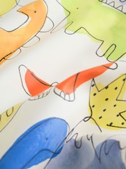 أزرق ديناصورات - مريلة بأكمام Weaning And Feeding - صورة 8 من 8