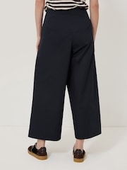 Jigsaw Blue Wide Leg 100% Cotton Trousers - Image 4 of 6