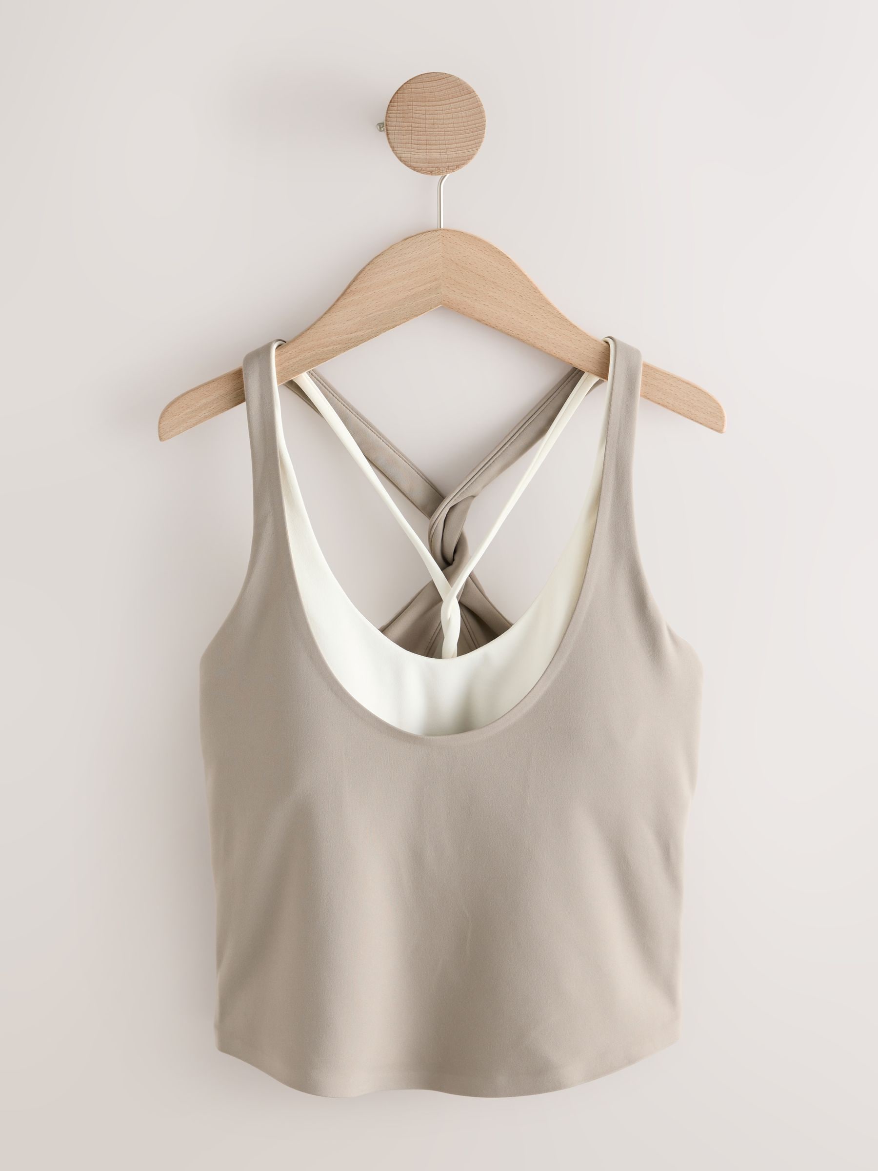 Buy self. Stone Twist Back Crop Top from Next India