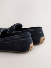 כחול כהה זמש - מוקסינים - תמונה 4 מתוך 5