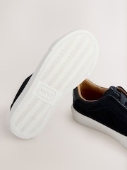 Navy Standard Fit (F) Elastic Lace Smart Trainers - Image 3 of 5