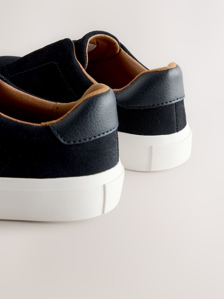 Navy Standard Fit (F) Elastic Lace Smart Trainers - Image 5 of 5 Navy Standard Fit (F) Elastic Lace Smart Trainers - Image 5 of 5