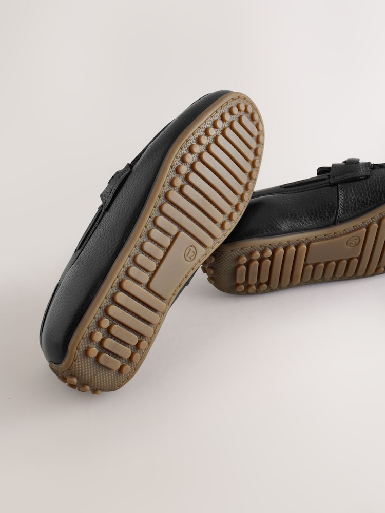 Black Leather Snaffle Standard Fit (F) Loafers - Image 5 of 5 Black Leather Snaffle Standard Fit (F) Loafers - Image 5 of 5