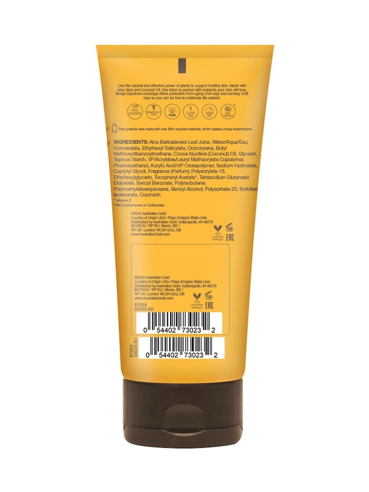 Australian Gold Plant Based SPF 30 Lotion 177ml - Image 2 of 2