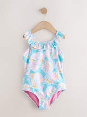 ブルー シェル - フリル 水着（3～16 歳） - 画像 5 / 8