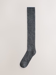 Berry/Charcoal - Komplet 2 parov nogavic do kolen - Slika 2 iz 5