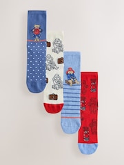 Paddington Bear License Ankle Socks 4 Pack - Image 1 of 7