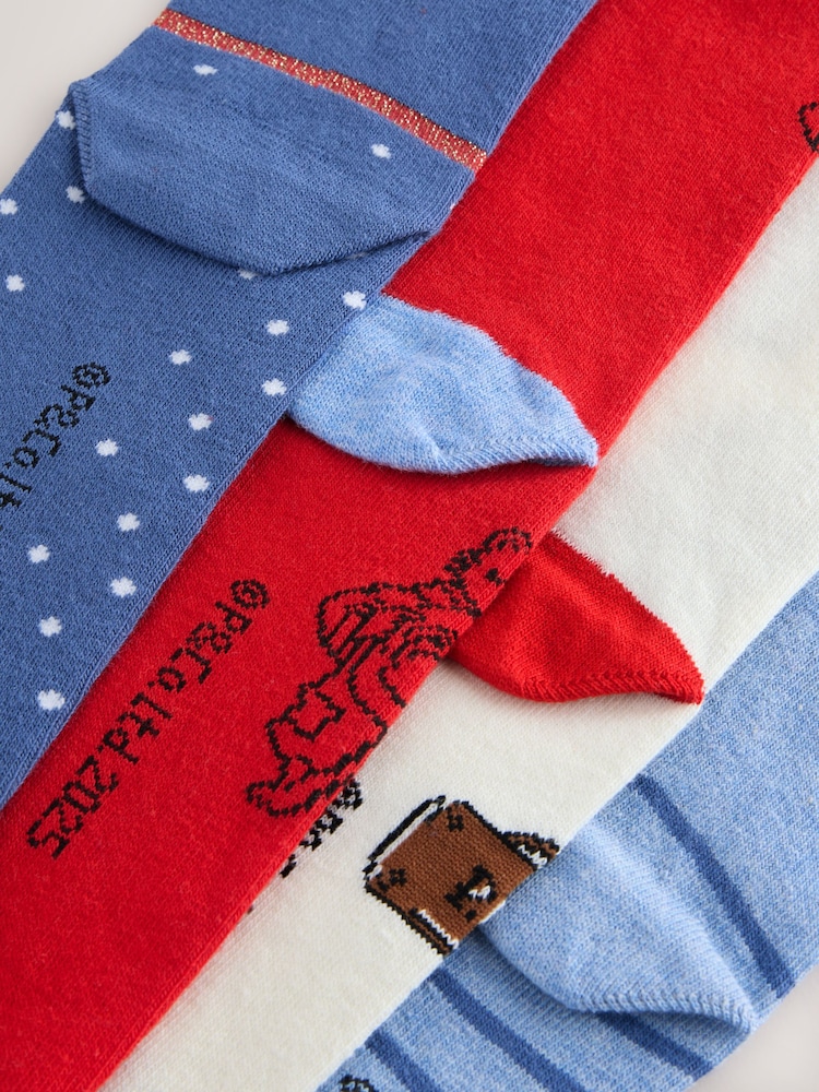 Paddington Bear License Ankle Socks 4 Pack - Image 7 of 7