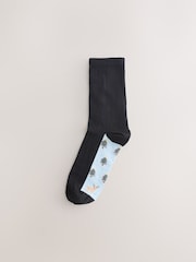 Christmas All Over Character Footbed Ankle Socks 4 Pack - Image 5 of 7