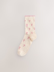 Christmas All Over Character Ankle Socks 4 Pack - Image 3 of 7