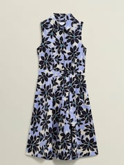 Hobbs Blue Beki Dress - Image 4 of 4