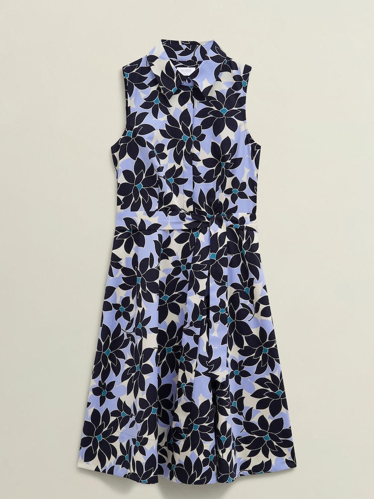 Hobbs Blue Beki Dress - Image 4 of 4