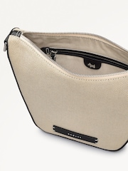 Radley London Small Oak Street Canvas Zip-Top Cross-Body Brown Bag - Image 4 of 5
