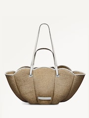 Bolsa tote grande The Lily Raffia marrom Radley London - Imagem 1 de 5