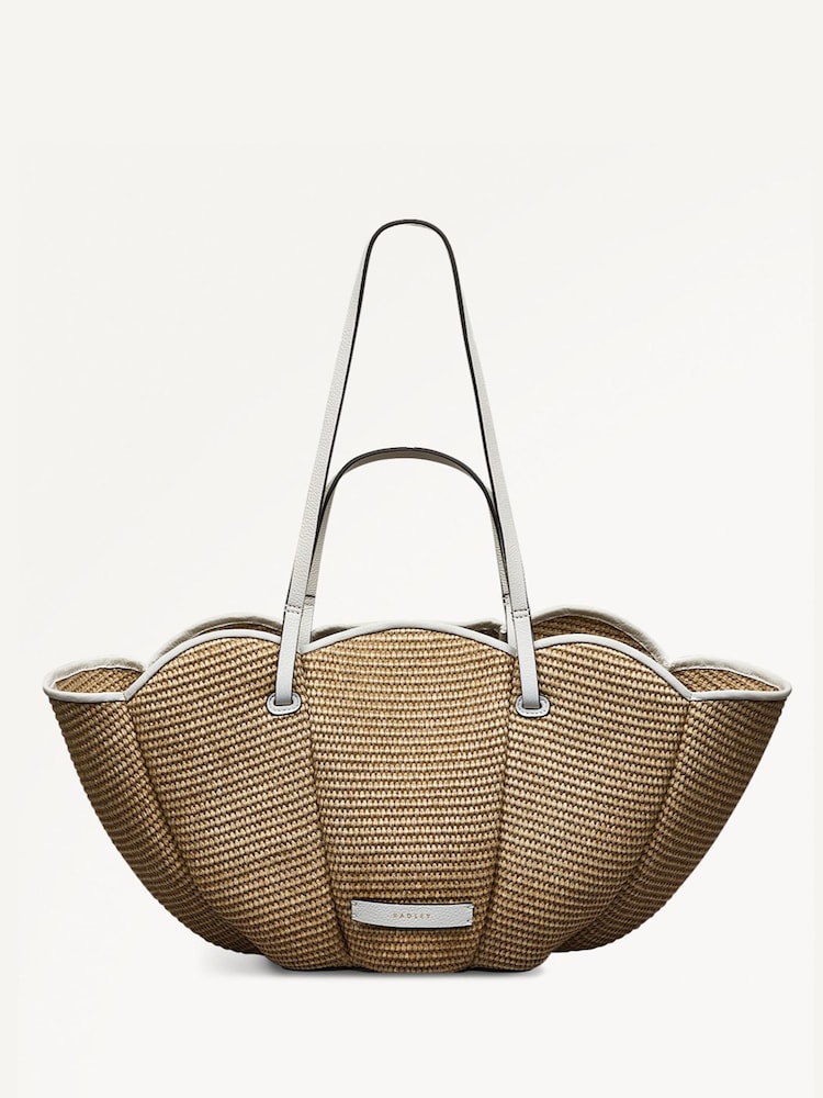 Bolsa tote grande The Lily Raffia marrom Radley London - Imagem 1 de 5