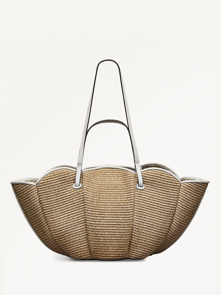 Bolsa tote grande The Lily Raffia marrom Radley London - Imagem 2 de 5
