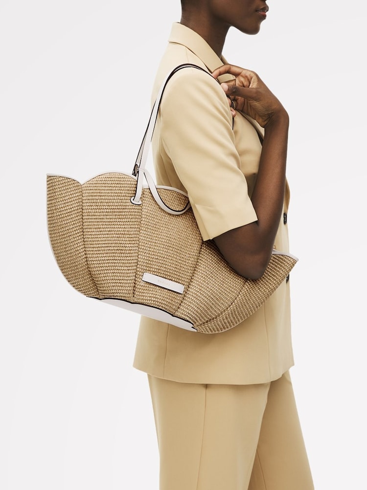 Bolsa tote grande The Lily Raffia marrom Radley London - Imagem 5 de 5
