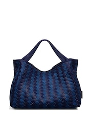 Radley London Large Blue Devonshire Row Denim Open-Top Grab Bag - Image 2 of 4