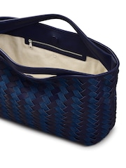 Radley London Large Blue Devonshire Row Denim Open-Top Grab Bag - Image 3 of 4