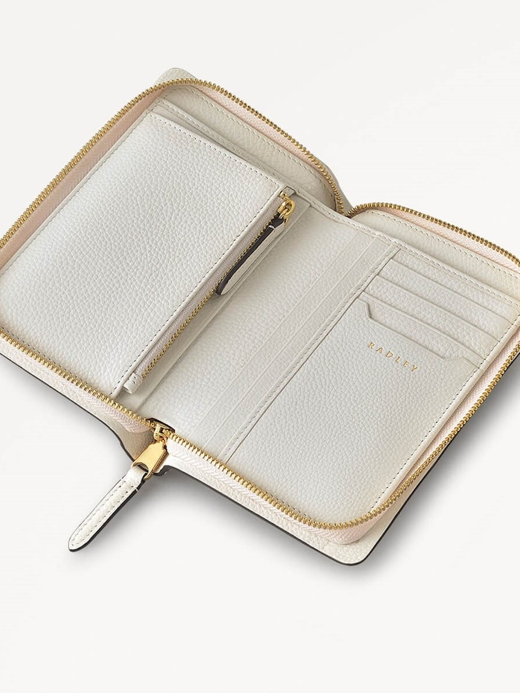 Radley London Medium Natural The Chancery Cutwork Floral Zip-Around Purse - Image 3 of 3