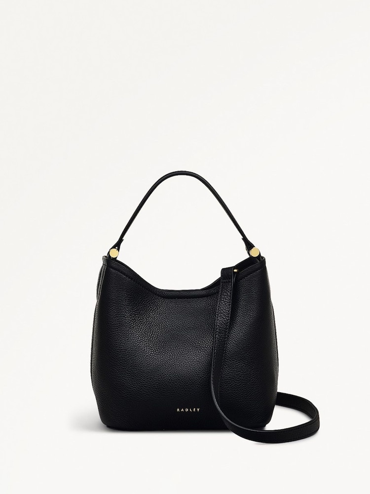 Radley London Small Bathurst Mews Bolsa de mão aberta preta - Imagem 1 de 5