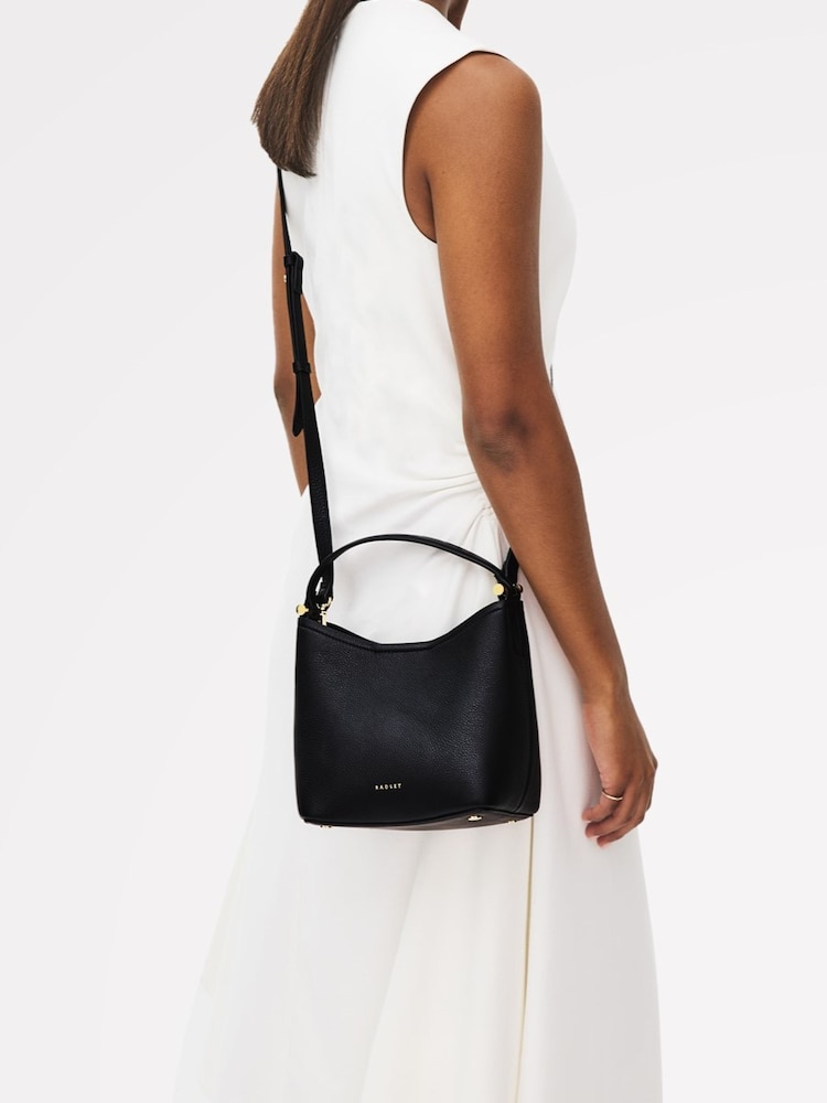 Radley London Small Bathurst Mews Bolsa de mão aberta preta - Imagem 5 de 5