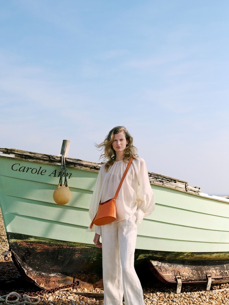 Radley London Small Orange Lattimer Place Flapover Cross-Body Bag - Image 2 of 6