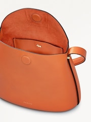 Radley London Small Orange Lattimer Place Flapover Cross-Body Bag - Image 5 of 6