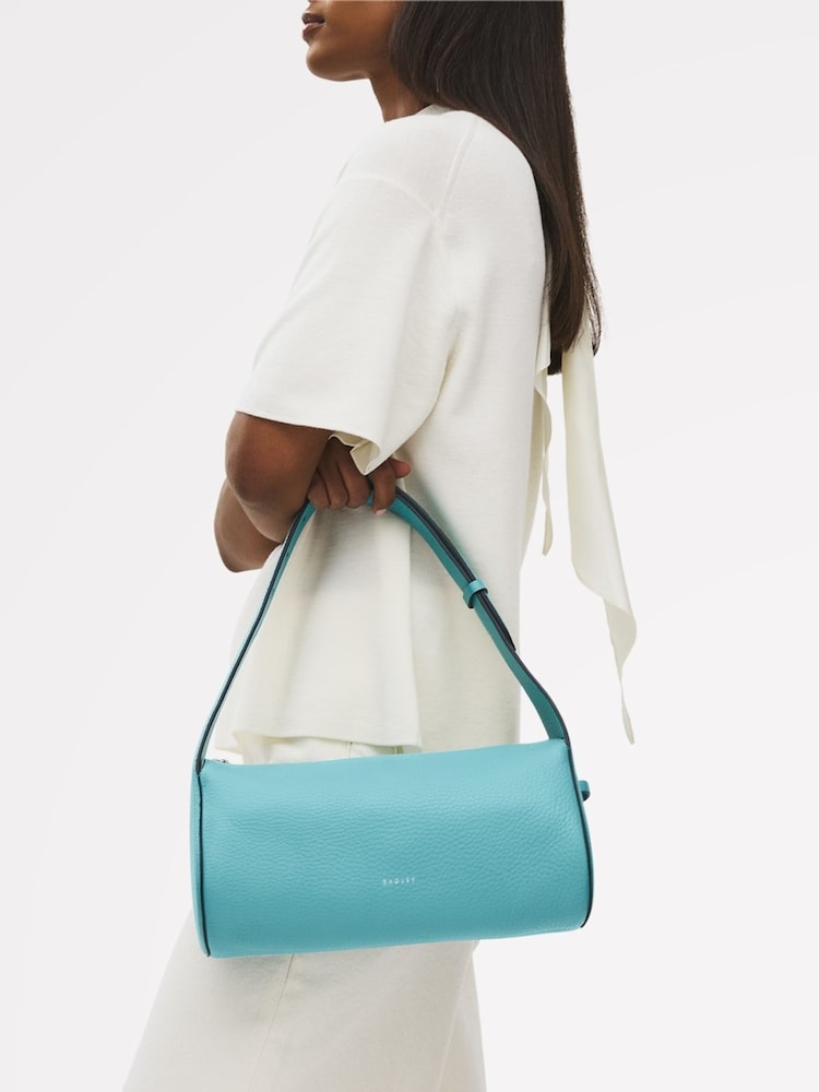 Bolsa de ombro small blue Abbey Mews com zíper Radley London - Imagem 2 de 2
