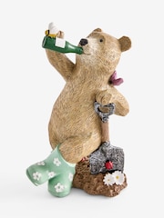 Natural Bertie Bear Gardening Ornament - Image 1 of 3