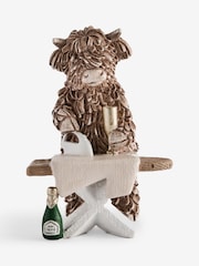 Natural Hamish The Highland Cow Ironing Ornament - Image 1 of 1