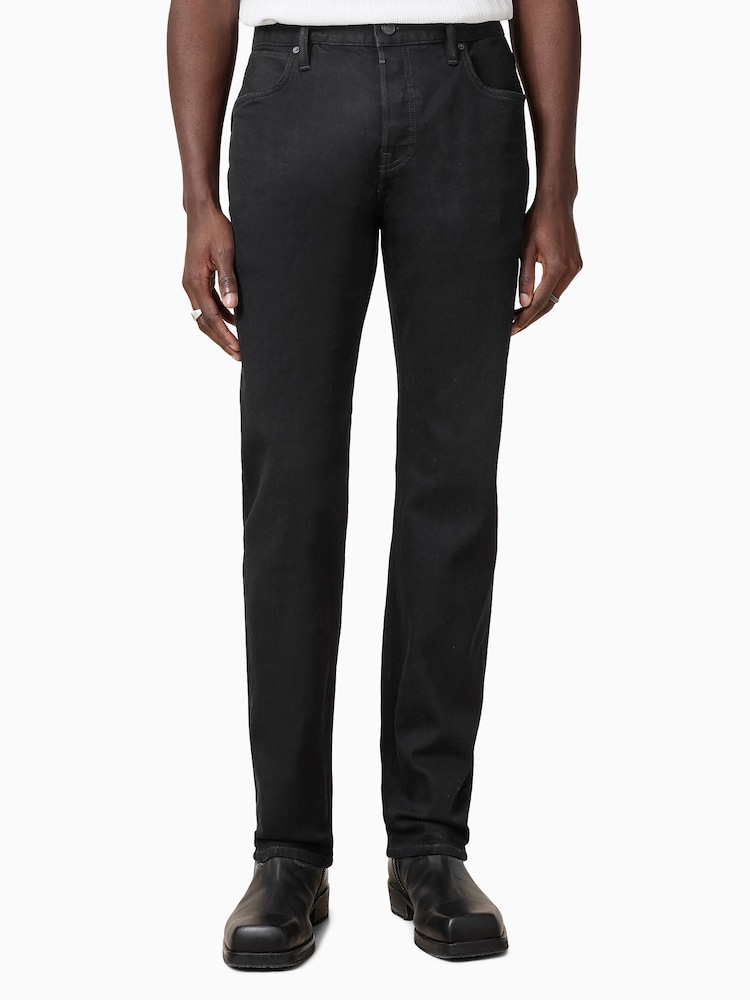 AllSaints Black Iggy Black Slim Fit Jeans - Image 1 of 9 AllSaints Black Iggy Black Slim Fit Jeans - Image 1 of 9