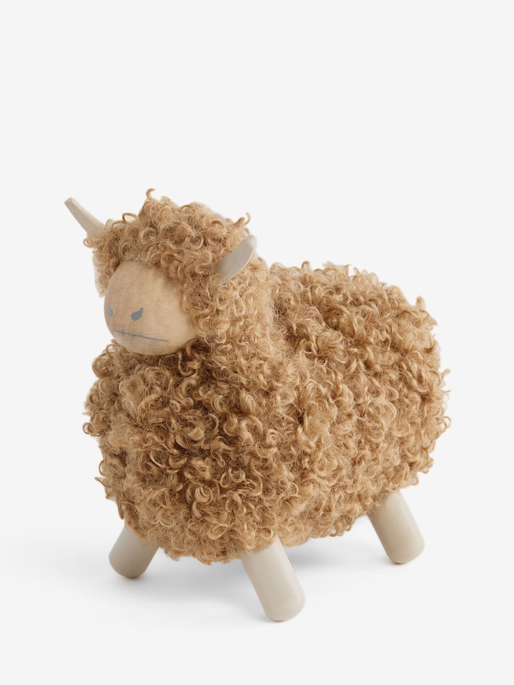 قطعة زخرفة خشبية ناعمة بتصميم بقرة مرتفعات إسكتلندية - Image 3 of 3