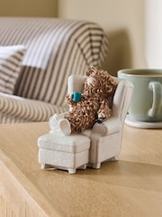 Natural Hamish The Highland Cow In an Armchair Ornament - Image 1 of 2