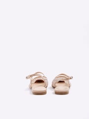 River Island Pink Cream Mesh Pointed Shoes - Image 3 of 5