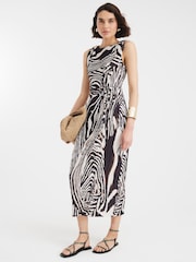 River Island Shoulder Trim Midi Dress - Imagen 1 de 4