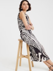 River Island Shoulder Trim Midi Dress - Imagen 2 de 4